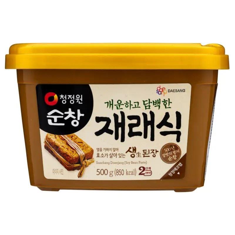 (Case) Chung Jung One Soybean Paste (Sunchang Doenjang) 재래식 생된장 (M) 500g*20