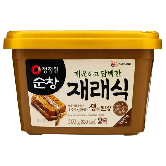 (Case) Chung Jung One Soybean Paste (Sunchang Doenjang) 재래식 생된장 (M) 500g*20