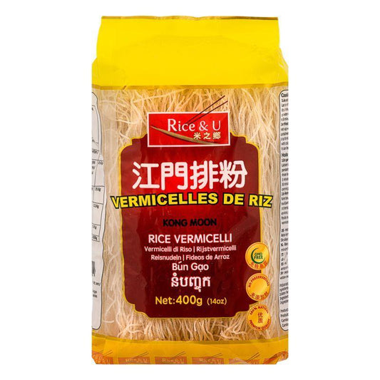 (Case) Rice & U Kong Moon Rice Vermicelli 米之鄉 江門排粉 400g*30