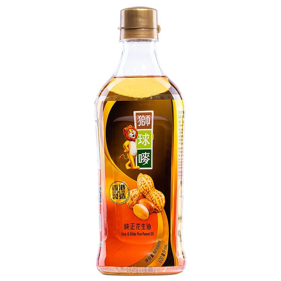 Lion & Globe Pure Peanut Oil 獅球嘜 純正花生油 24 x 600ml