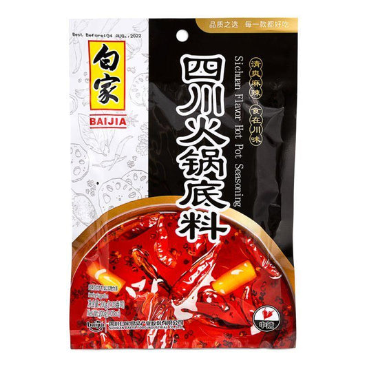 Bai Jia Sichuan Flavour Hot Pot Seasoning 白家 四川火鍋底料 30 x 200g