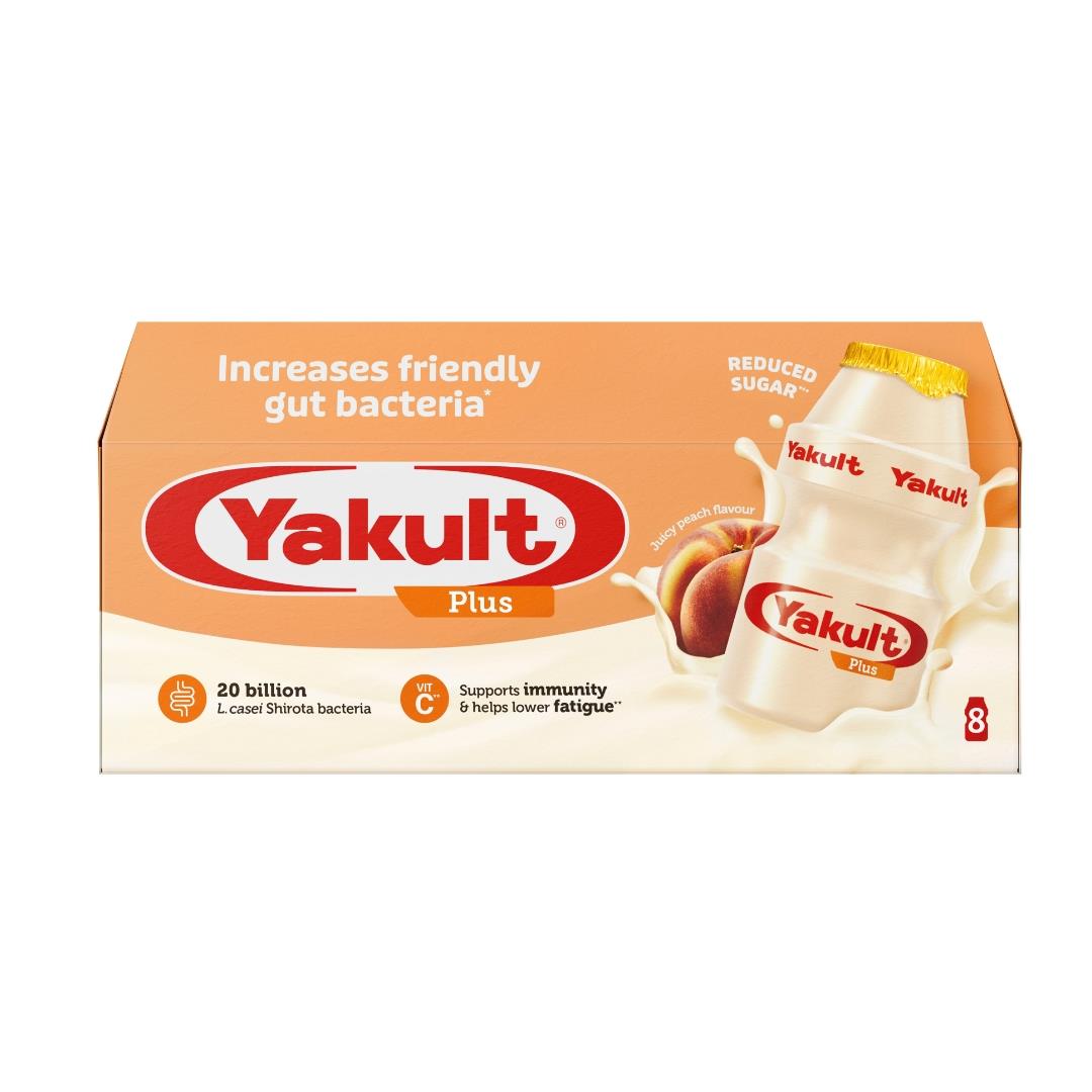 ❄️ Yakult Plus Peach 5 x Pack of 8