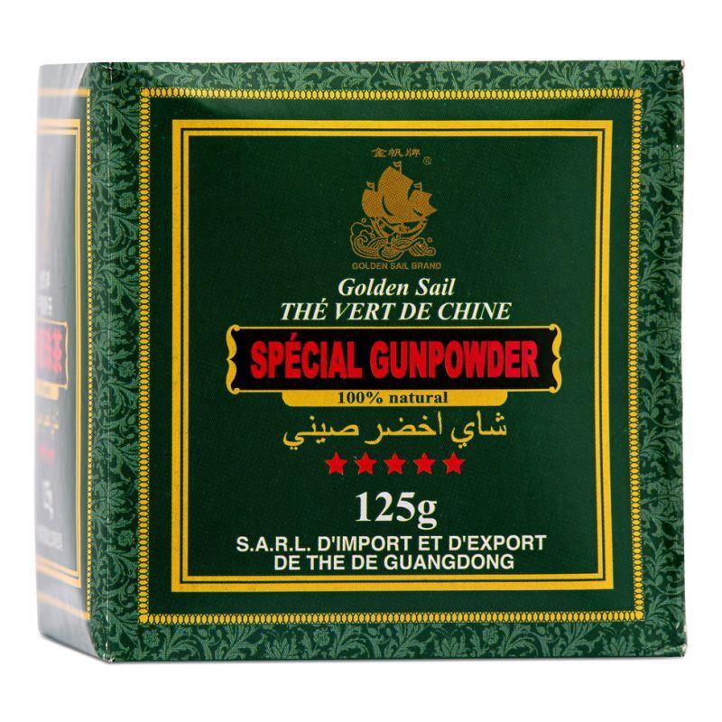 (Case) Golden Sail Special Gunpowder Green Tea 金帆牌 特級珠茶 125g*80