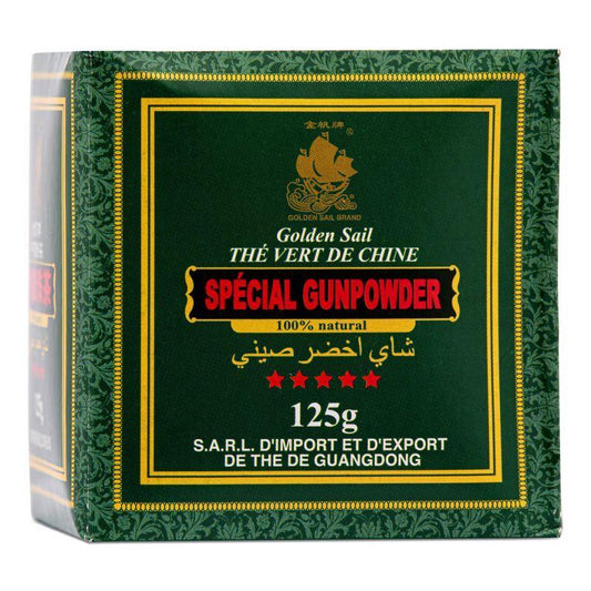 (Case) Golden Sail Special Gunpowder Green Tea 金帆牌 特級珠茶 125g*80