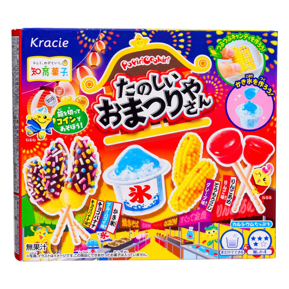 (Case) Kracie Popin' Cookin' Food Making Kit (Japanese Festival) 知育菓子 食玩DIY (夏日祭典) 26g*16