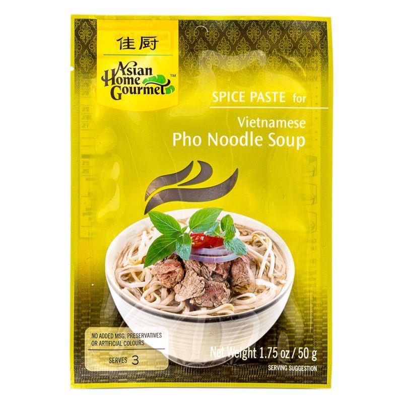 Asian Home Gourmet Spice Paste for Vietnamese Pho Noodle Soup 12 x 50g