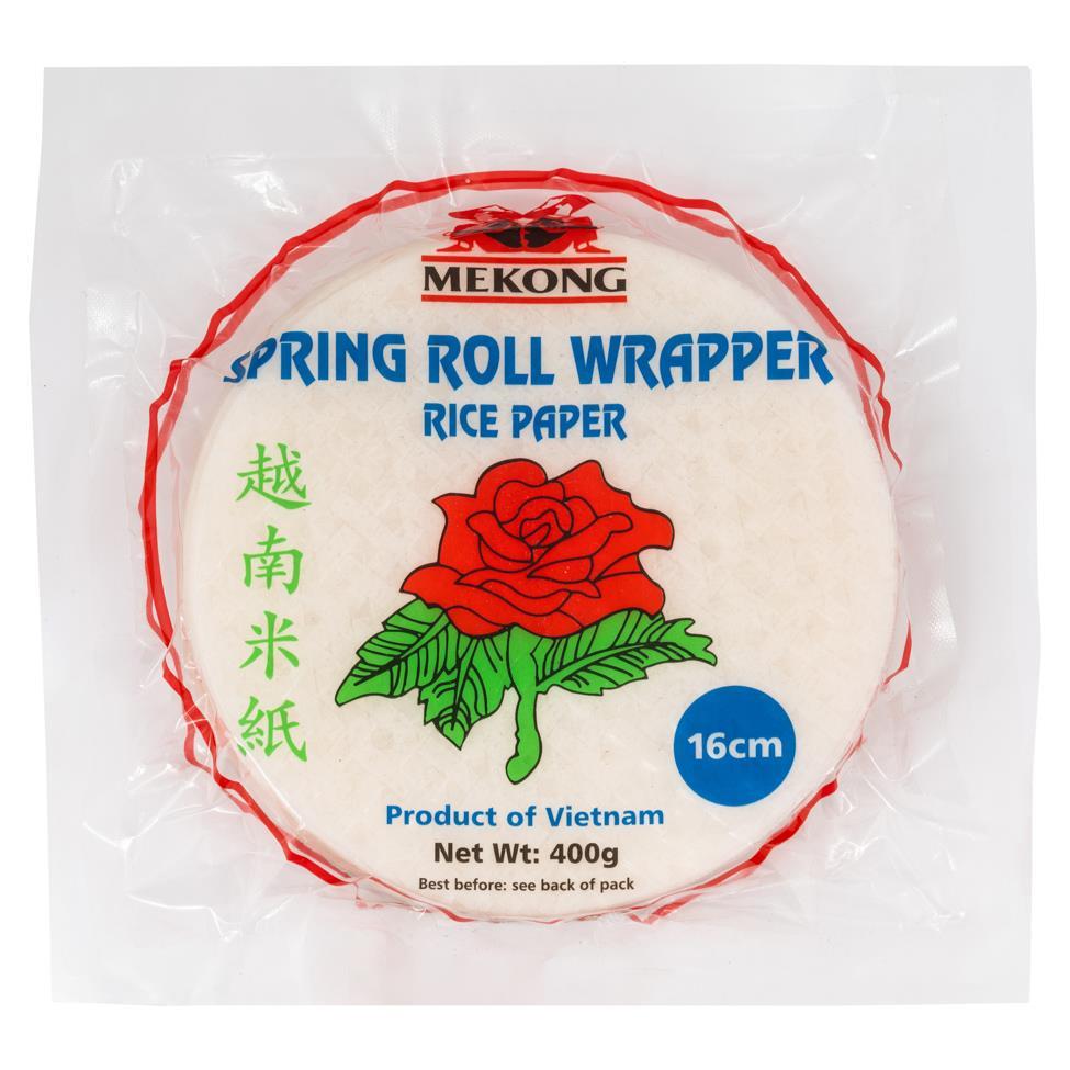 (Case) Mekong Spring Roll Wrapper Rice Paper 越南米紙 (16cm) 400g*24