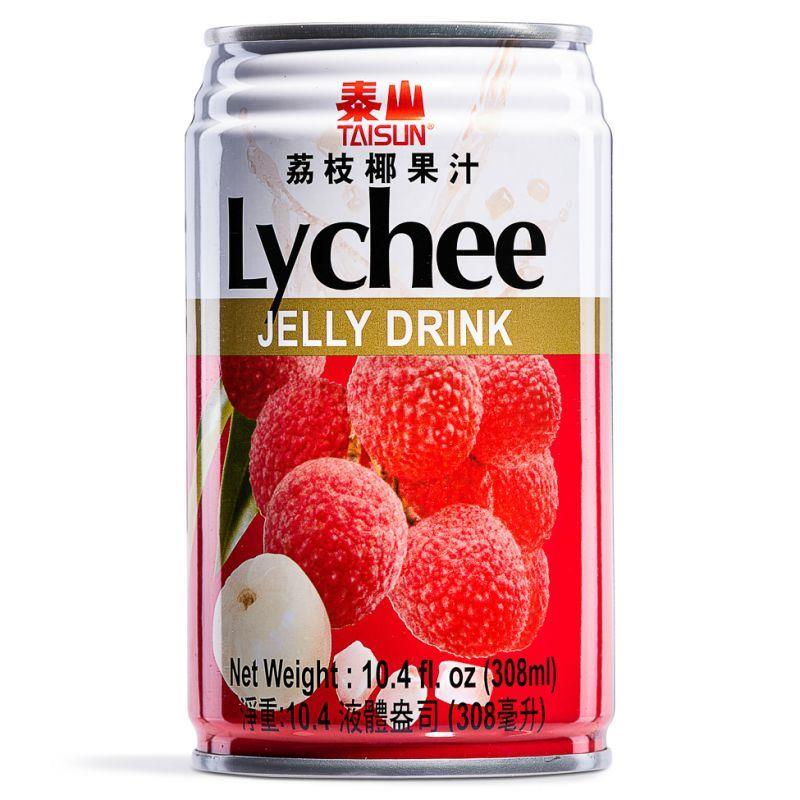 (Case) Taisun Lychee Jelly Drink 泰山 荔枝椰果汁 308ml*24