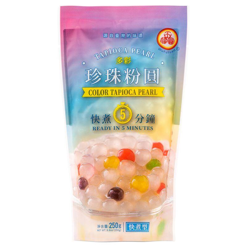 (Case) Wu Fu Yuan Colour Tapioca Pearl 五福圓 多彩珍珠粉圓 250g*36