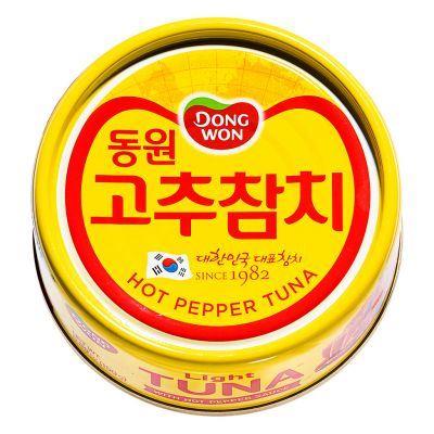 (Case) Dongwon Chunk Light Tuna with Hot Pepper Sauce 동원고추참치 150g*48