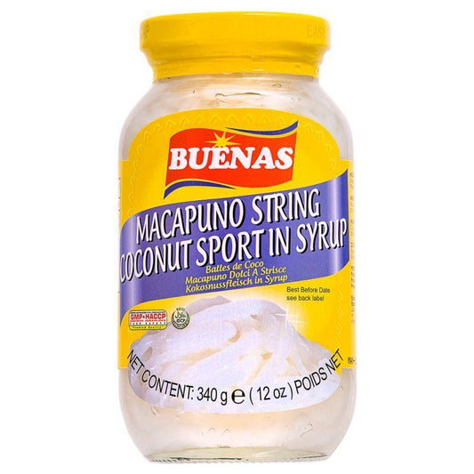 Buenas Macapuno String Coconut Sport In Syrup 24 x 340g