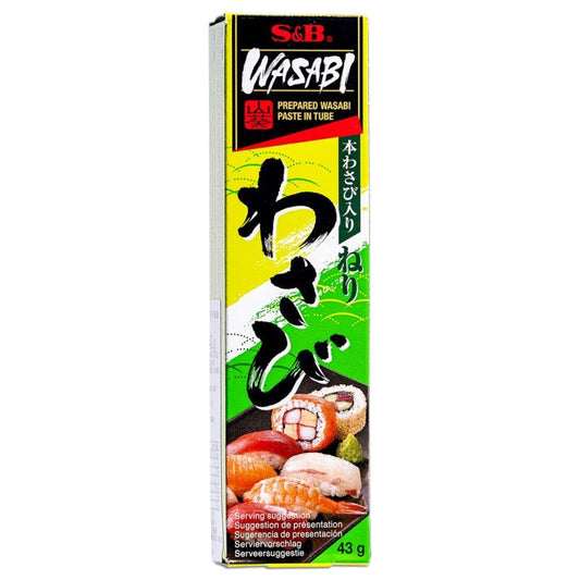 S&B Prepared Wasabi in Tube わさび 43g (*order by pcs) 10*(10*43g)