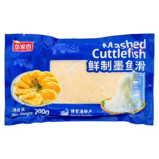❄️ Yu Jia Xiang Mashed Cuttlefish 魚家香 鮮製墨魚滑 20 x 200g