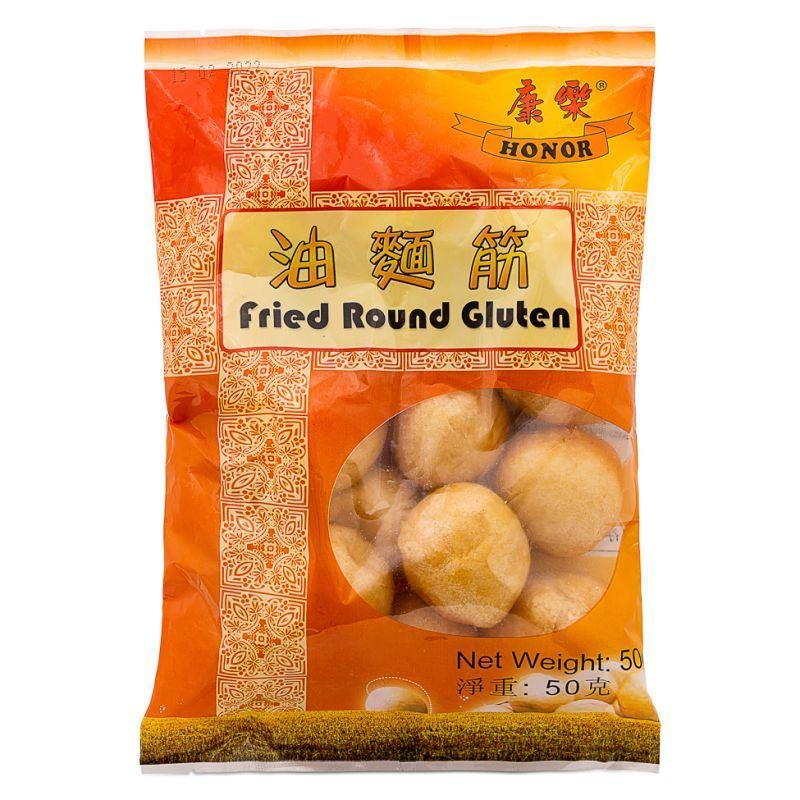 (Case) Honor Fried Round Gluten 康樂 油麵筋 50g*50