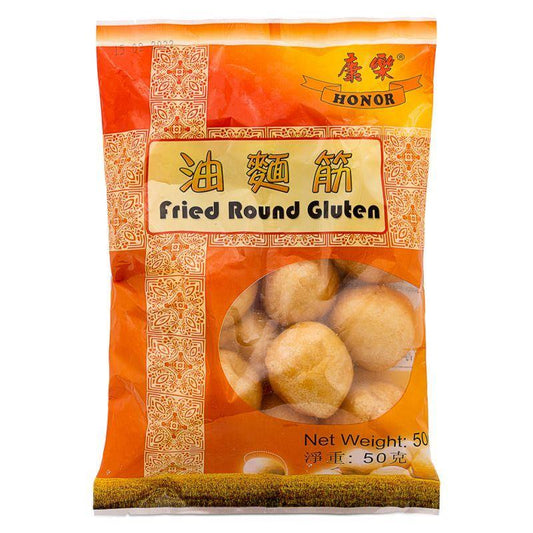 (Case) Honor Fried Round Gluten 康樂 油麵筋 50g*50