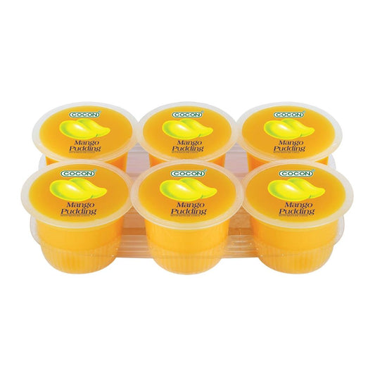(Case) Cocon Mango Flavoured Jelly Pudding With Coconut Gel Pieces (6*118g)*12