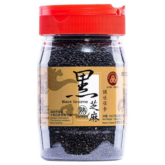 (Case) Chin Jun I Cooked Black Sesame 金潤益 熟黑芝麻 150g*12