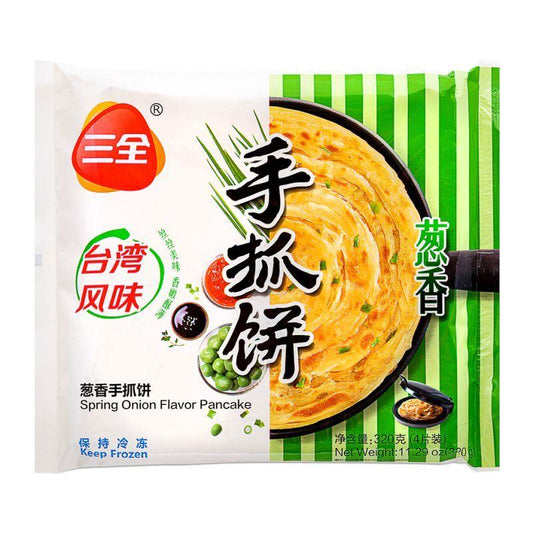 ❄️ Sanquan Pancake (Spring Onion Flavour) 三全 手抓餅 (蔥香) 16 x 320g