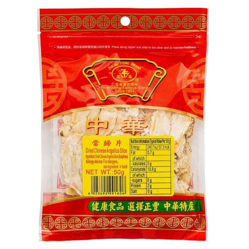 (Case) Zheng Feng Dried Chinese Angelica Slice 正豐 當歸片 50g*30