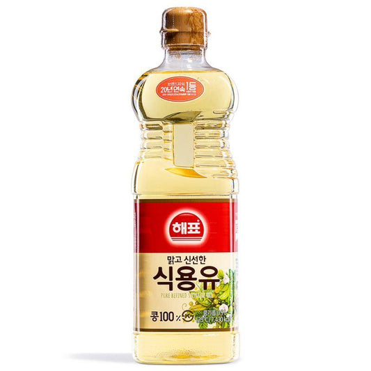 (Case) Sajo Haepyo Pure Refined Soybean Oil 맑고 신선한 식용유 500ml*30