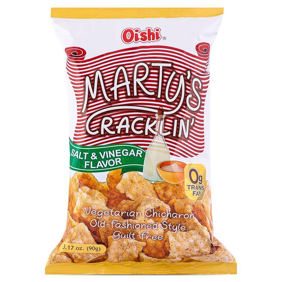 (Case) Oishi Marty's Cracklin' (Salt & Vinegar Flavour) 90g*30