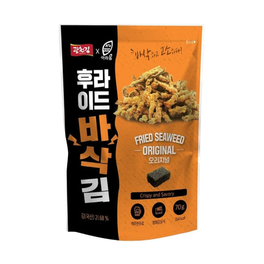Arawoom Fried Seaweed (Original Flavour) 후라이드바삭김 오리지날 30 x 35g