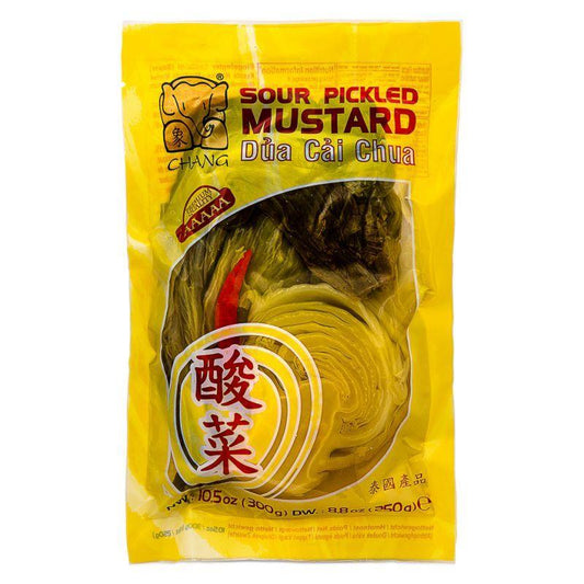 (Case) Chang Pickled Sour Mustard with Chilli 象牌 辣酸菜 300g*36