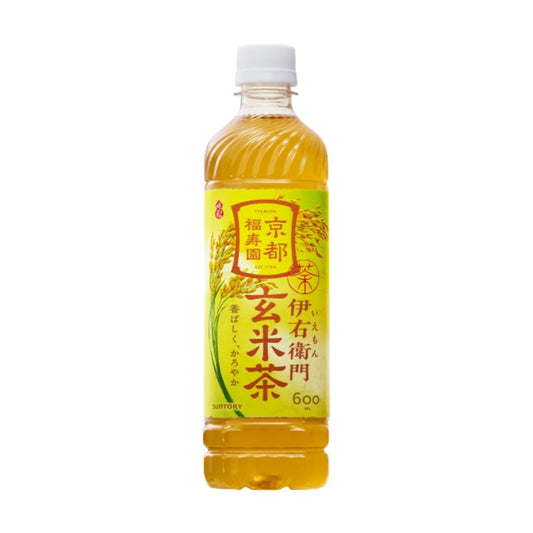 Suntory Green Tea Iyemon Genmaicha 伊右衛門 玄米茶 24 x 600ml