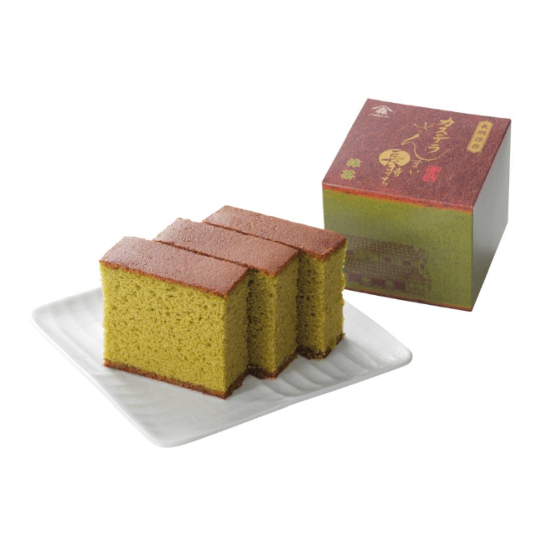 Kashuen Castella Cake (Matcha Flavour) 菓秀苑森長 カステラざんまい (抹茶) 30 x 110g