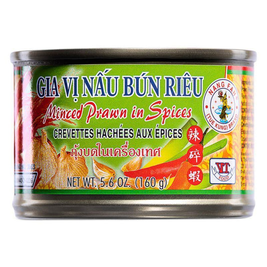 (Case) Nang Fah Minced Prawns in Soy Bean and Spices 辣碎蝦 160g*48