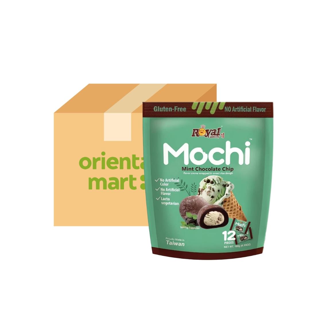 Royal Family Mint Chocolate Chip Mochi 12 x 180g