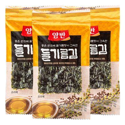 (Case) Dongwon Yangban Roasted Laver with Perilla Oil 들기름김 13.5g (3*4.5g)*36
