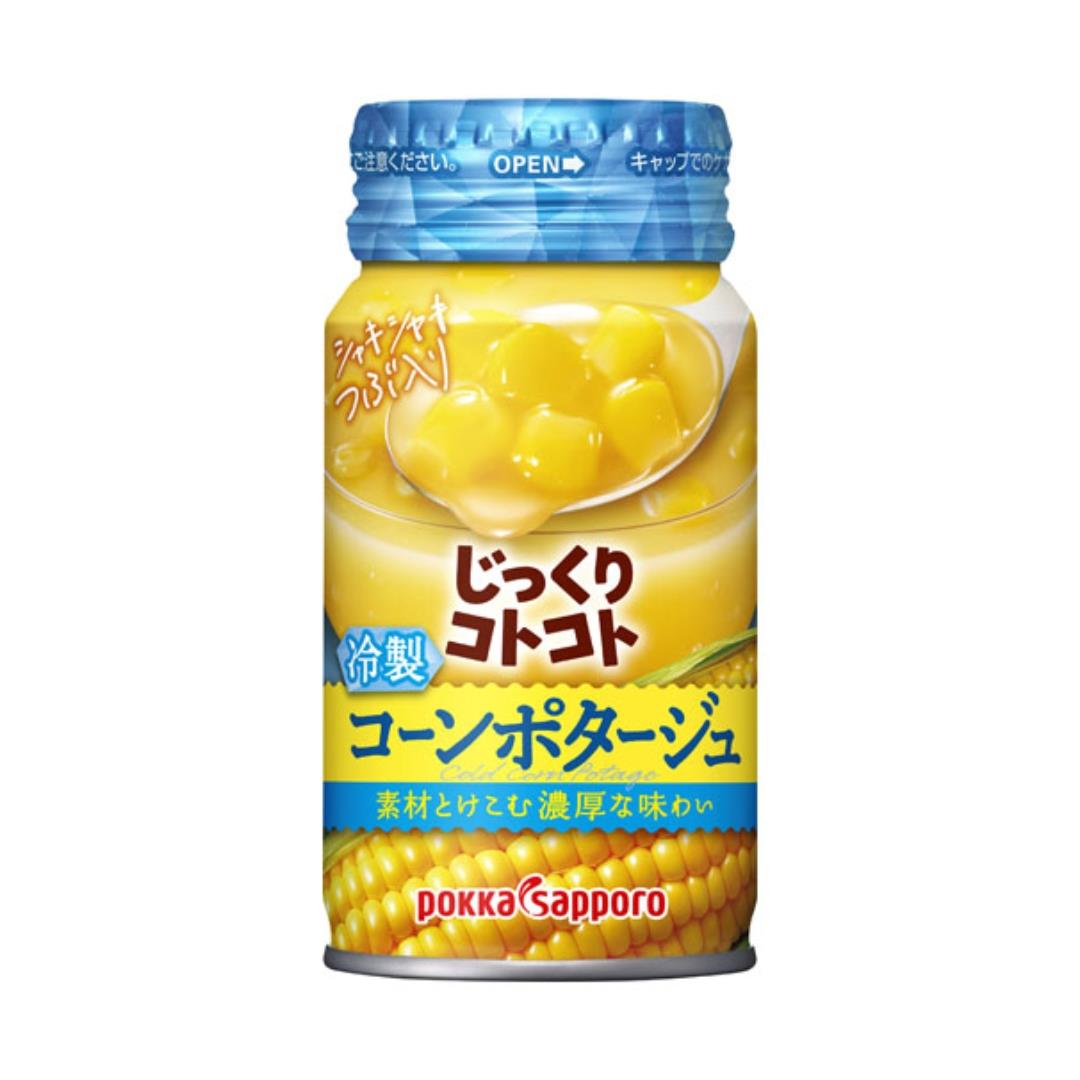 Pokka Sapporo Canned Slowly Simmered Cold Corn Soup 冷製コーンポタージュ 30 x 170g