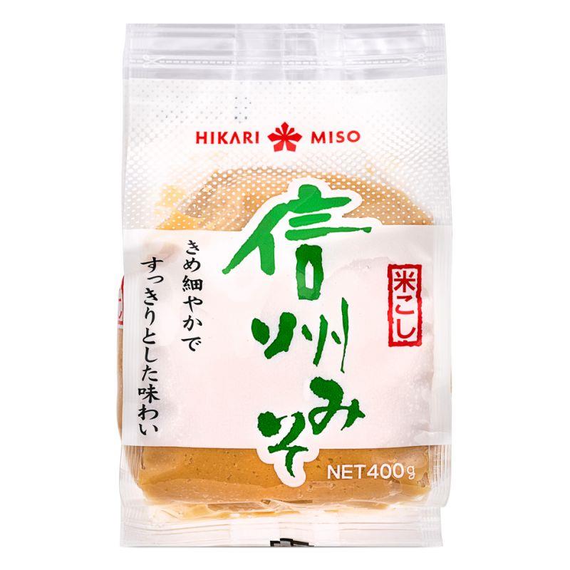 (Case) Hikari Shiro Miso Paste (White) 信州みそ 400g*20