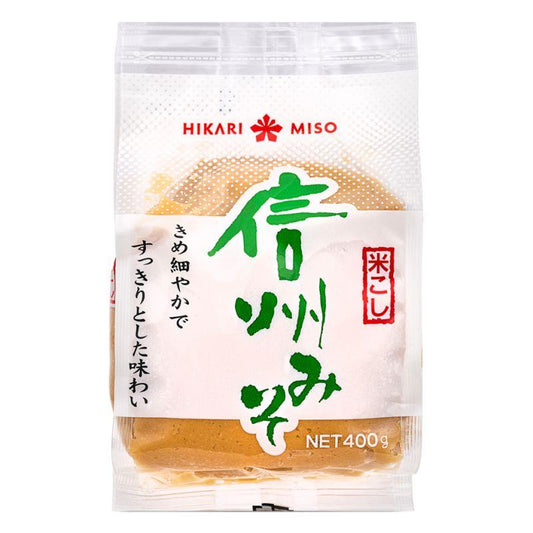 (Case) Hikari Shiro Miso Paste (White) 信州みそ 400g*20