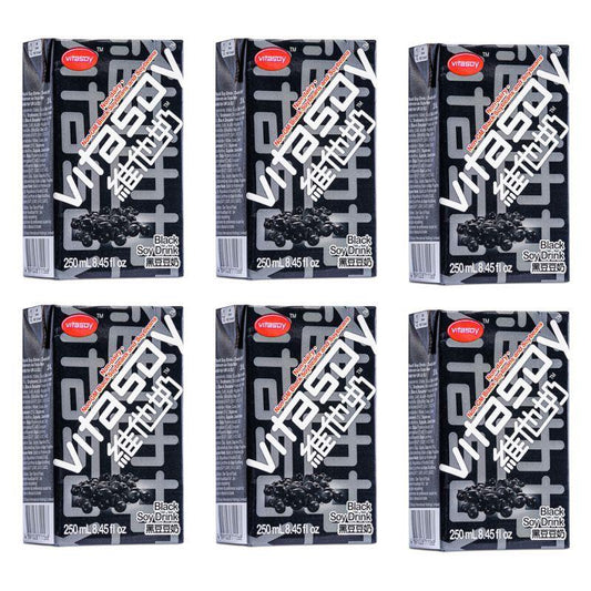 (Case) Vitasoy Black Soy Drink (6pk) 維他 黑豆豆奶 (250ml*6)*8