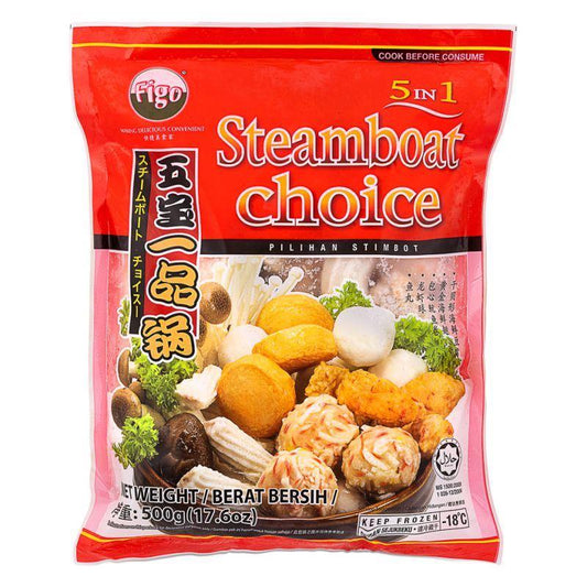 ❄️ Figo 5 in 1 Steamboat Choice 五寶一品鍋 20 x 500g