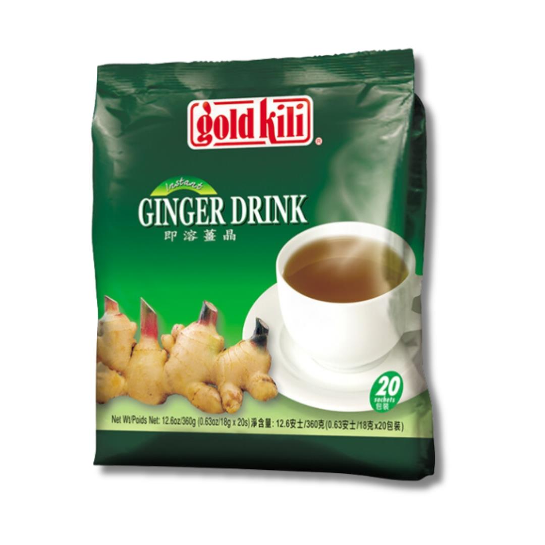 (Case) Gold Kili Instant Ginger Drink 金麒麟 即溶姜晶 360g (20*18g)*12