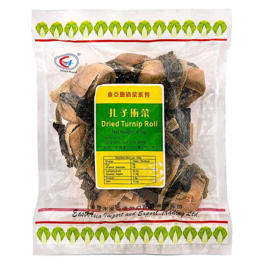 (Case) East Asia Brand Dried Turnip Roll 東亞牌 扎子衝菜 400g*50