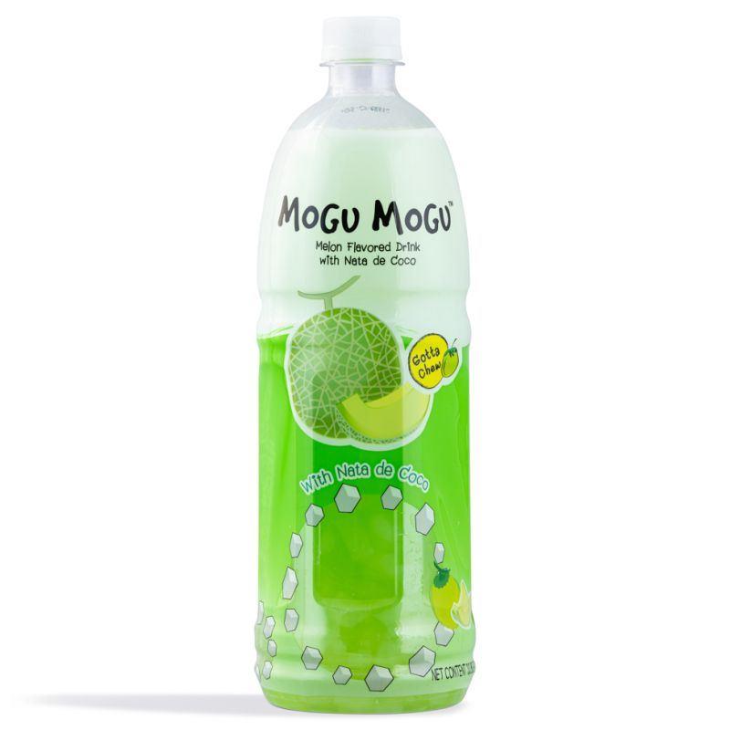 (Case) Mogu Mogu Melon Flavored Drink with Nata De Coco 1L*12