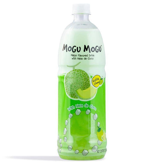 (Case) Mogu Mogu Melon Flavored Drink with Nata De Coco 1L*12