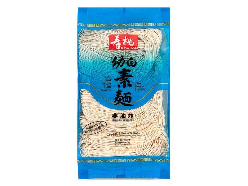 (Case) Sau Tao Fine and White Plain Noodle 壽桃 幼白素麵 284g*24