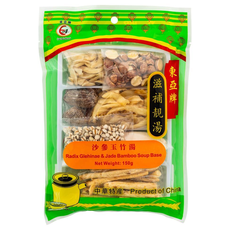 (Case) East Asia Brand Radix Glehinae & Jade Bamboo Soup Base 東亞牌 沙參玉竹湯 150g*50