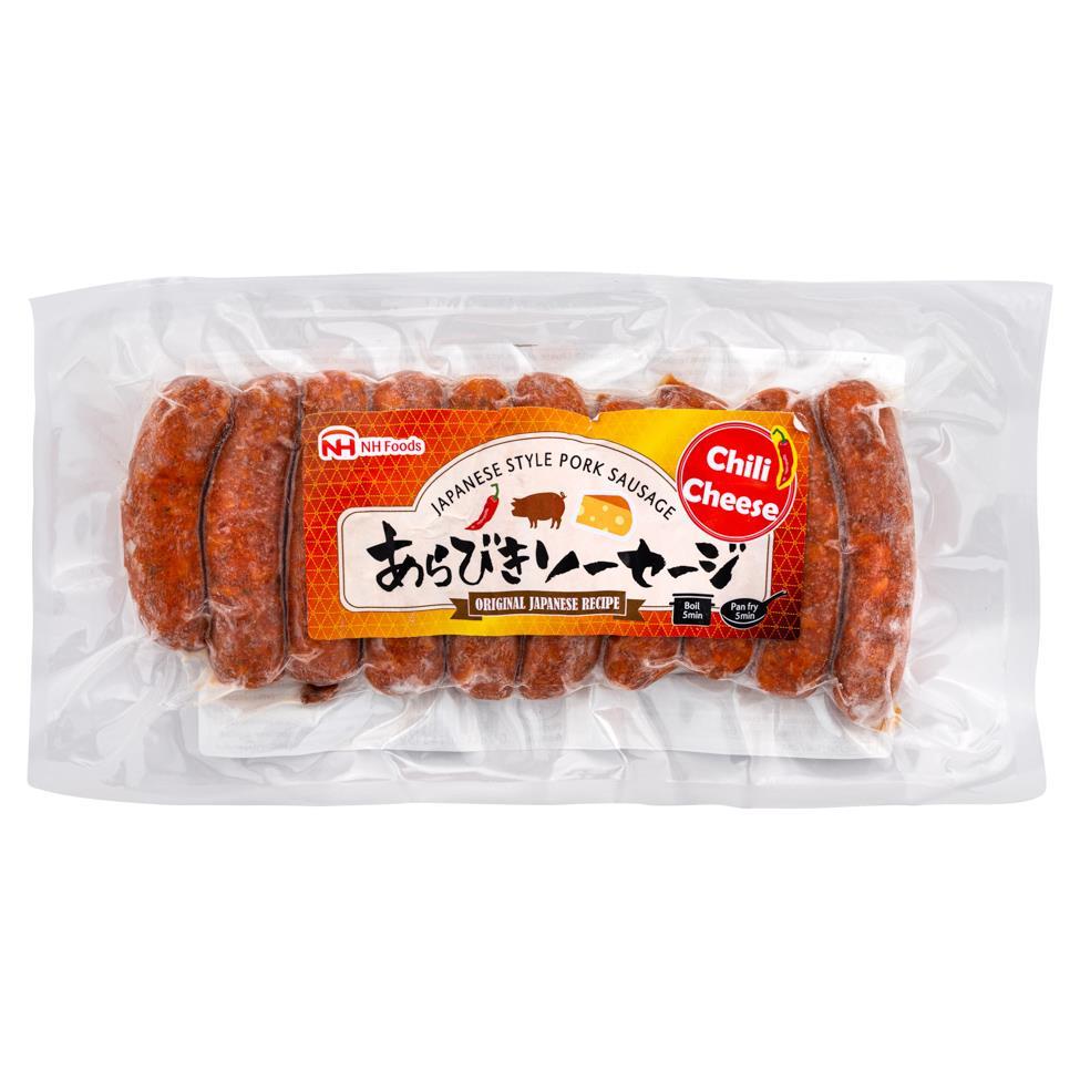 ❄️ NH Foods Japanese Style Pork Sausage (Chili Cheese) 32 x 185g