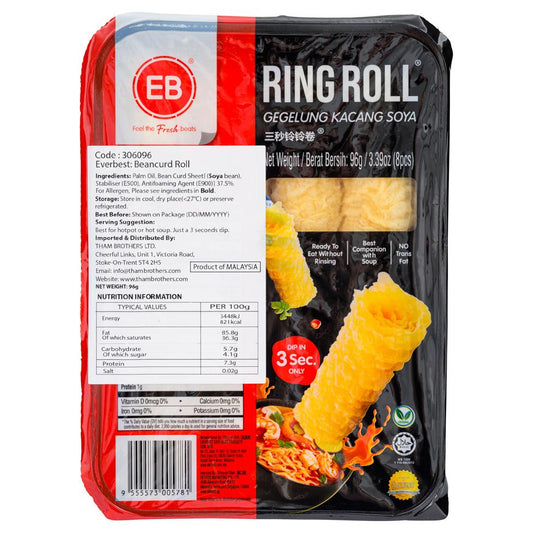 (Case) Everbest Ring Roll 三秒鈴鈴卷 96g (8 pcs)*30