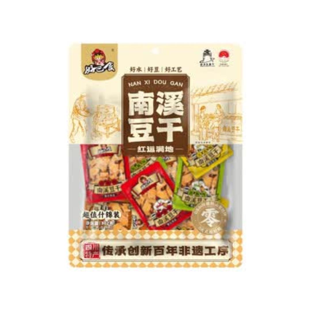 HBS Dried Beancurd (Assorted) 好巴食 南溪豆乾 (超值雜錦裝) 10 x 302g