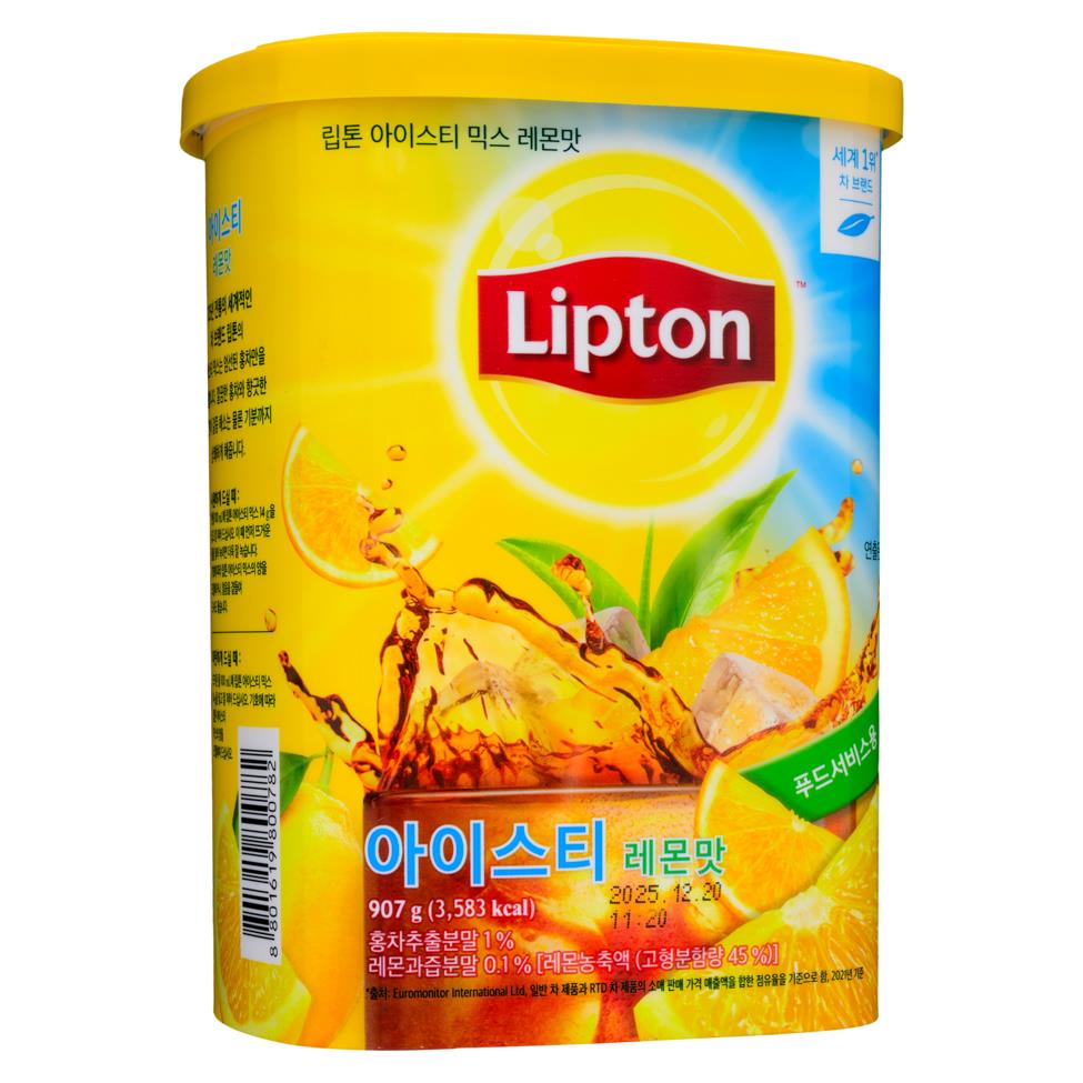(Case) Lipton Ice Tea Powder Lemon Flavour 907g*12