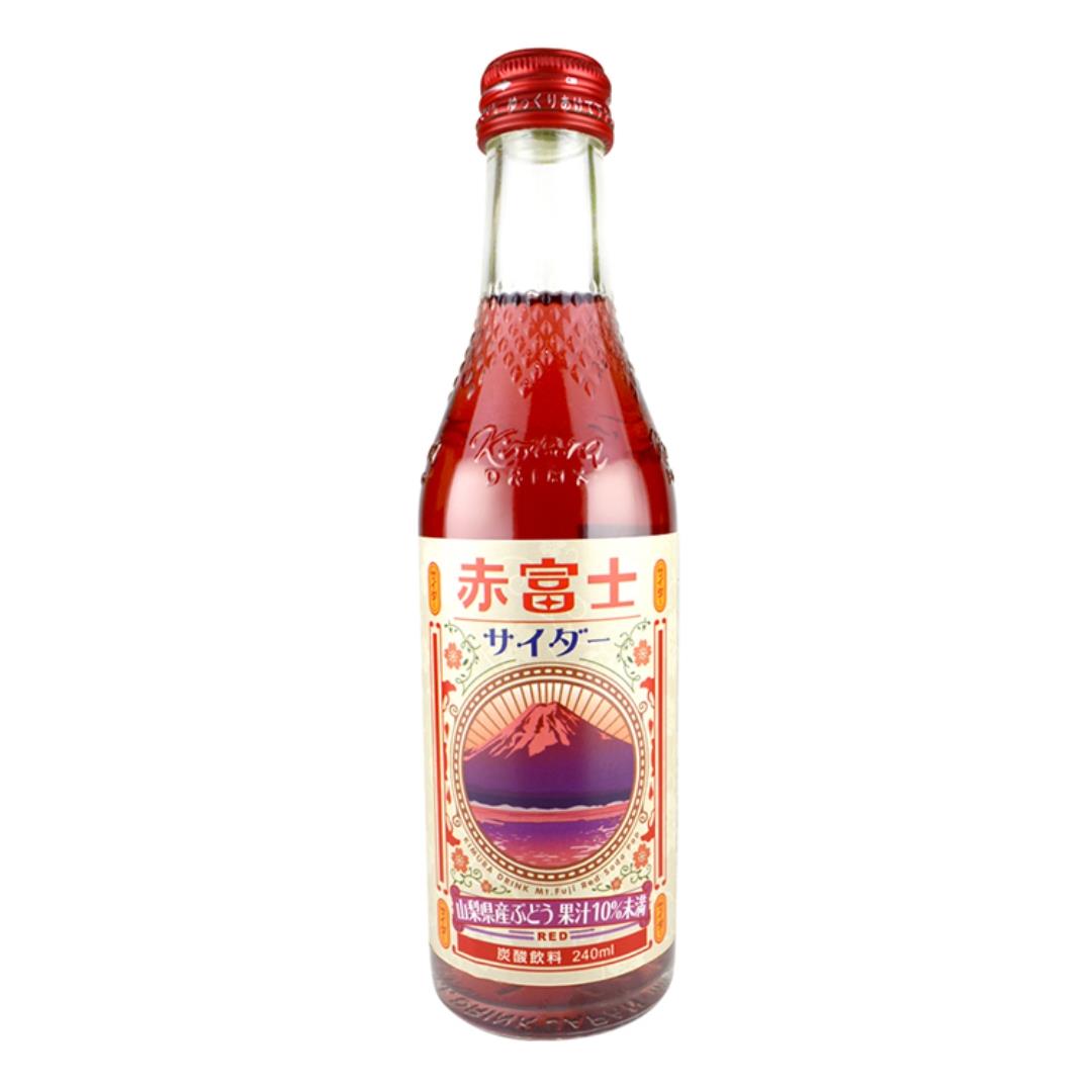 (Case) Kimura Akafuji Cider (Grape Flavour) 赤富士サイダー 240ml*20