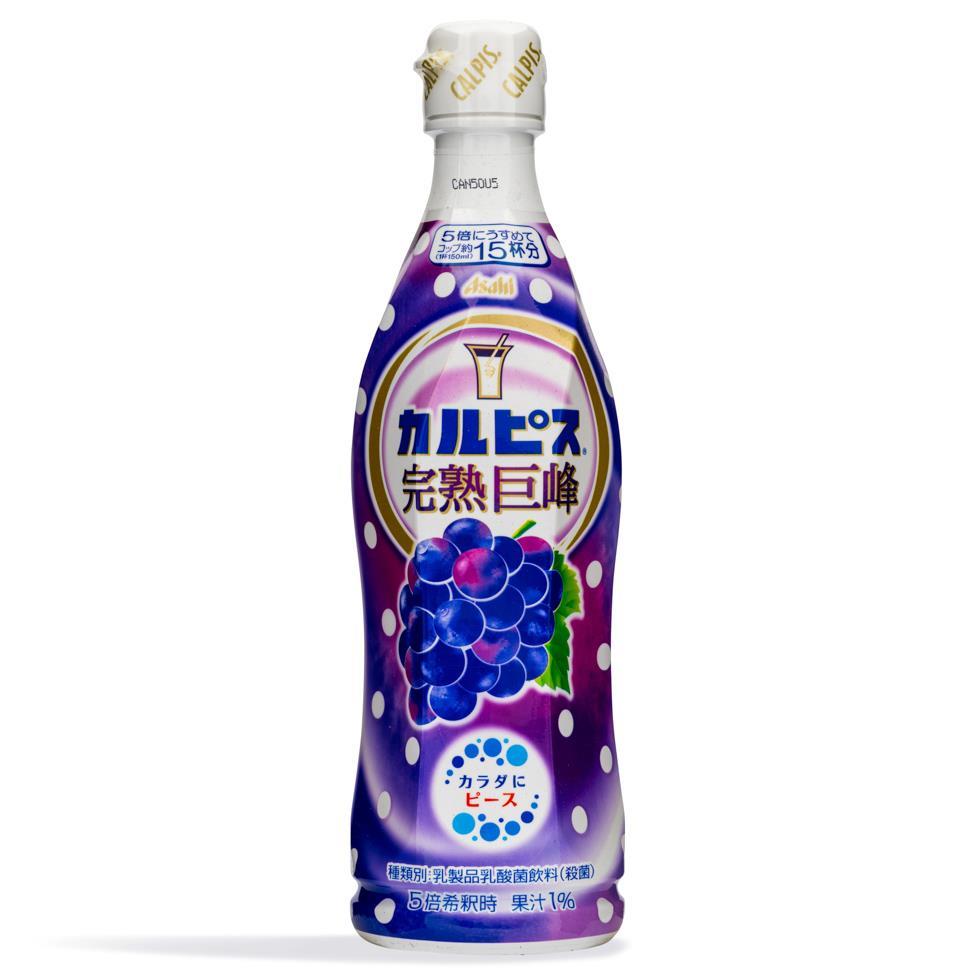 Asahi Calpis Kyoho Grape Flavour Concentrated Yogurt Drink 12 x 470ml