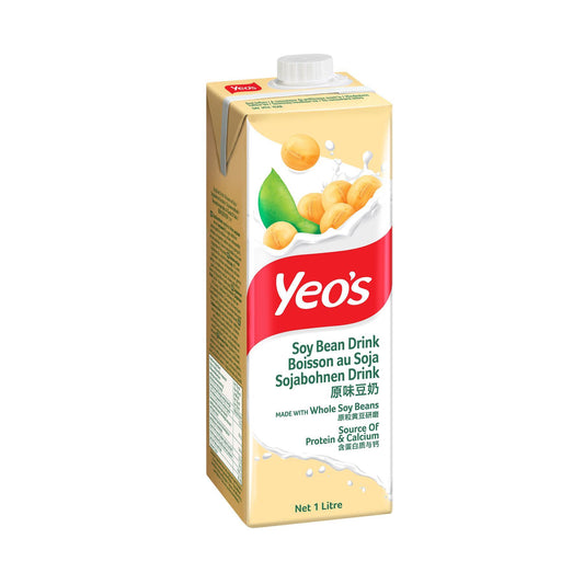 (Case) Yeo's Soy Bean Drink 楊協成 原味豆奶 1L*12